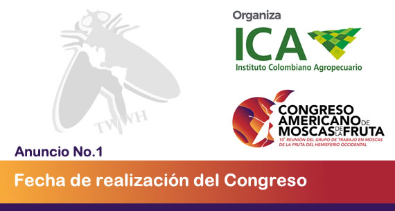 Anuncio No. 1: Fecha de realización del congreso